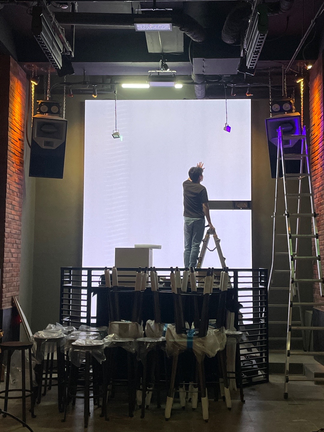 현장 작업 모습